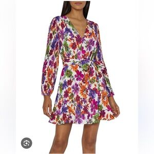 Milly - Liv wildflower garden mini dress - size 4